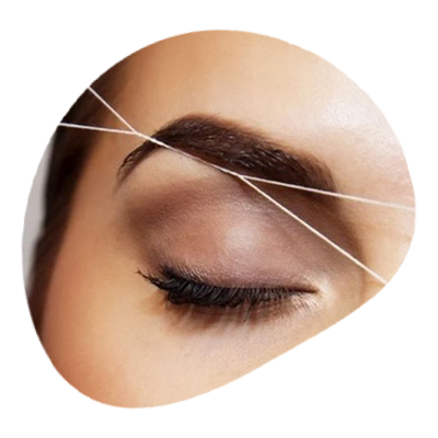 Achieve perfectly defined brows and smooth, gentle facial hair removal with our professional threading techniques.
